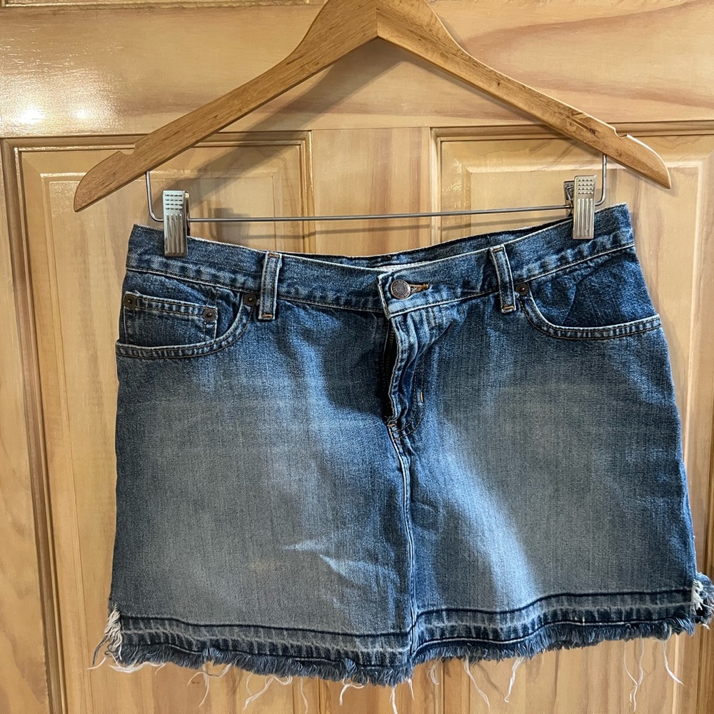 Abercrombie & Fitch Blue Denim Mini Skirt